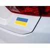 DRD&M UKRAINE PLAIN PREMIUM QUALITY FLAG UKRAINIAN 3X5 INCH LAMINATED