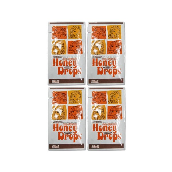 Honey Drops 0.7 fl oz (20 ml) Disposable Lotion, D Pattern, 4 Packs