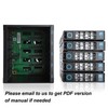 RackChoice Internal Hard Drive Enclosure 5x2.5”/3.5” SATA/SAS Hard Drive Backplane