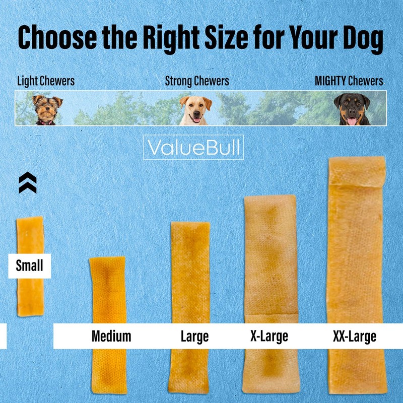 ValueBull Himalayan Yak Cheese Dog Chews, Small, 50 ct Bulk