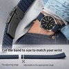 ULLCHRO Fluororubber Watch Strap - Fast Release Cut-to-Size 18mm 19mm