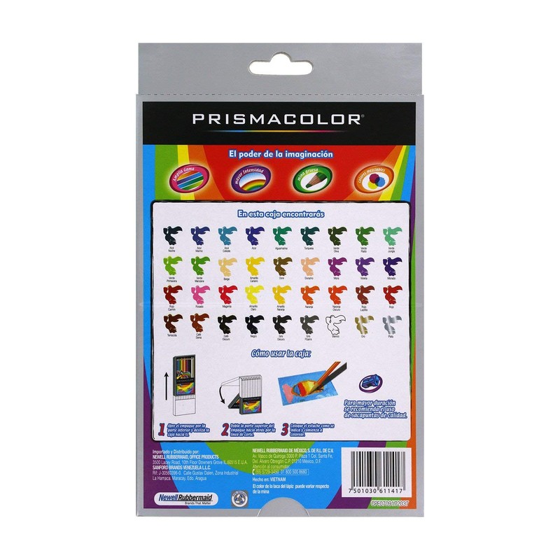 Prismacolor Scholar Juego de lápices, varios colores, 36 unidades