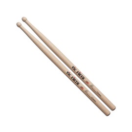 Vic Firth Corpsmaster Signature Snare Mike Jackson Drumsticks - 3-Pack Bundle with Austin Bazaar Polishing Cloth