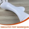 Plastic Foot Model 2pcs Female Feet for Business Plastic Men