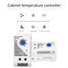 Mechanical Thermostat, KTS011 0-60°C Adjustable Compact Normally Open/Closed Temperature Controller