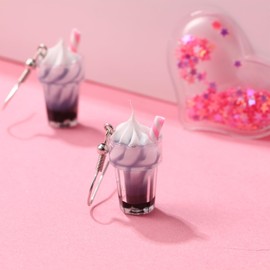 Holibanna Women's Earrings Dangle Earrings Food Pendant Earrings Ear Accessories Gifts for Girls Women Birthday Beach Party Decorations (Random Style)