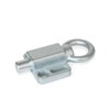 Ganter Normelemente Locking Bolt with Pull Ring for Screwing On