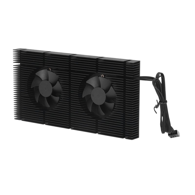 GK6 Dual PWM Fan VRAM Heatsink Adjustable Speed Backplane Memory