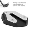 Motorcycle Side Stand Extension Pad Enlarge Fit for MT 09