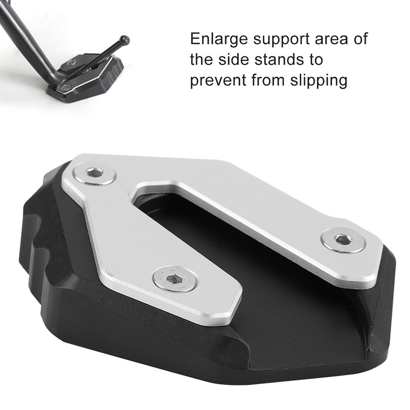 Motorcycle Side Stand Extension Pad Enlarge Fit for MT 09