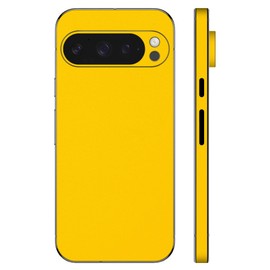 wraplus Skin Seal Compatible with Pixel9 Pro [Yellow] Back Side Protective Cover Film Case Made in Japan