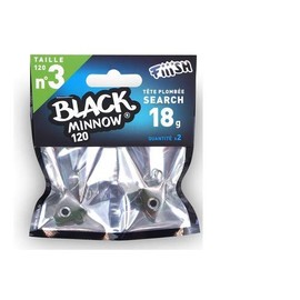 FIIISH Black Minnow 120-2 Jig heads Search - 18g - Khaki