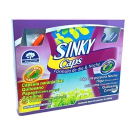Natutech Sinky Caps 60 Capsulas Dia y Noche Carnitina Papaya Higo Quitosano Vinagre de Manzana
