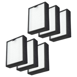 PM1220 Replacement Filter Compatible with MO-OKA and KOIOS PM1220 Air Purifier, 3 IN 1, 6 Pack H13 True Hepa Filter With High-Efficiency Activated Carbon Filter