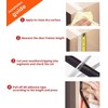 Weather Stripping Door Seal Strip, Self-Adhesive Rubber D Shape Door