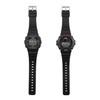 TARO'S TPU Urethane Black Replacement Watch Band / Strap with