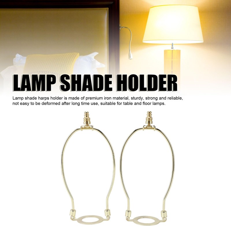 2 Piece Lampshade Harp Holder, Adjustable Bracket, Lamp Harp Set,
