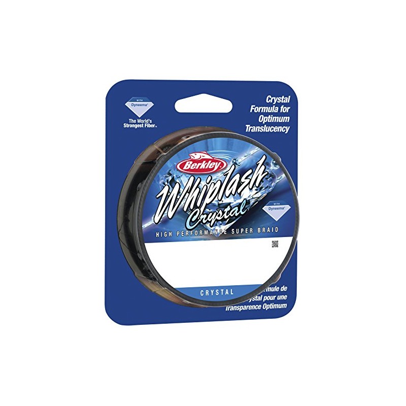 Berkley Whiplash Braided Superline - Crystal, 100 lb