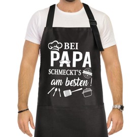 HOWAF BBQ Apron Dad Apron BBQ Apron Father's Day Cooking Apron Men with Pockets for Dad Gift Father's Day Father's Day Gift for Gift Father's Day Birthday Christmas, Dad