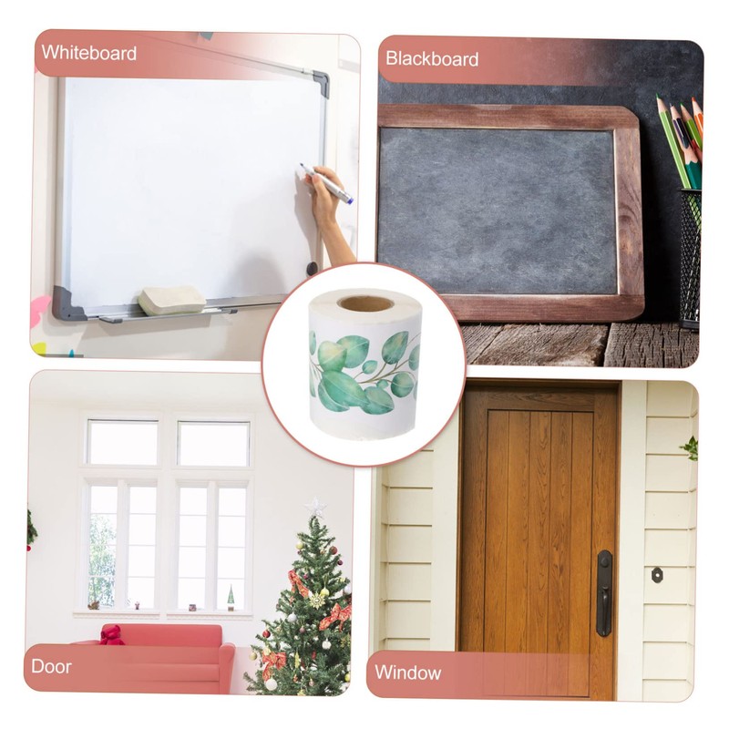 CAXUSD 1 Roll Eucalyptus Bulletin Board Border Stickers Classroom Decor