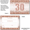 doodlecards 30th Birthday Party Invitations Rose Gold 20 Ready to