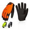 Vgo... 3 Pairs High Dexterity Touchscreen PU Leather Work Gloves