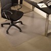 Chair Mat for Carpet- Medium Pile, 48"x 72" Rectangle, Clear