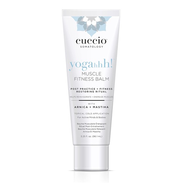Cuccio Somatology Yogahhh Muscle Balm - Offers Soothing and Cooling Relief - Lightweight and Non Oily Finish - Helps Revitalize and Energize Muscles Post Rigorous Exercise - Paraben Free - 3.25 oz