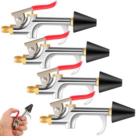 Honoson 4 Pcs Air Nozzle Blow Gun for Air Compressor Blower Gun HVAC Tools for Compressor Home Shop Garage Industry