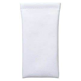 Tacy 300171 Glasses Case, Stylish, Thin, Soft Case, Lightweight, Perfect for Travel, Glasses, PVC, White, Made in Japan