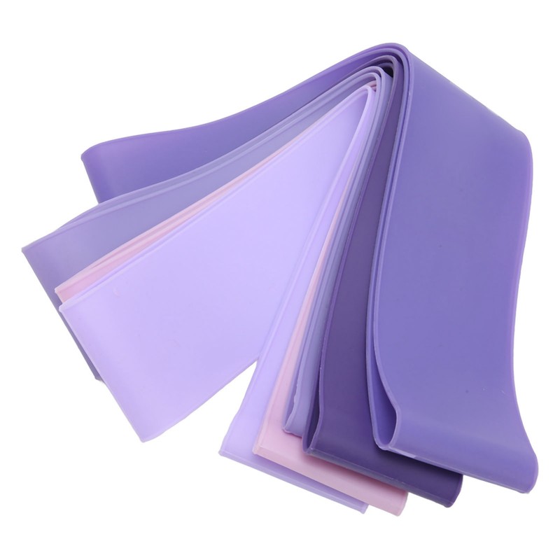 5pcs Resistance Band Set Home Yoga Fitness Silicone Stretch Workout