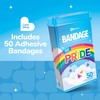 BioSwiss Bandages, Rainbow Pride Shaped Self Adhesive Bandage, Latex Free
