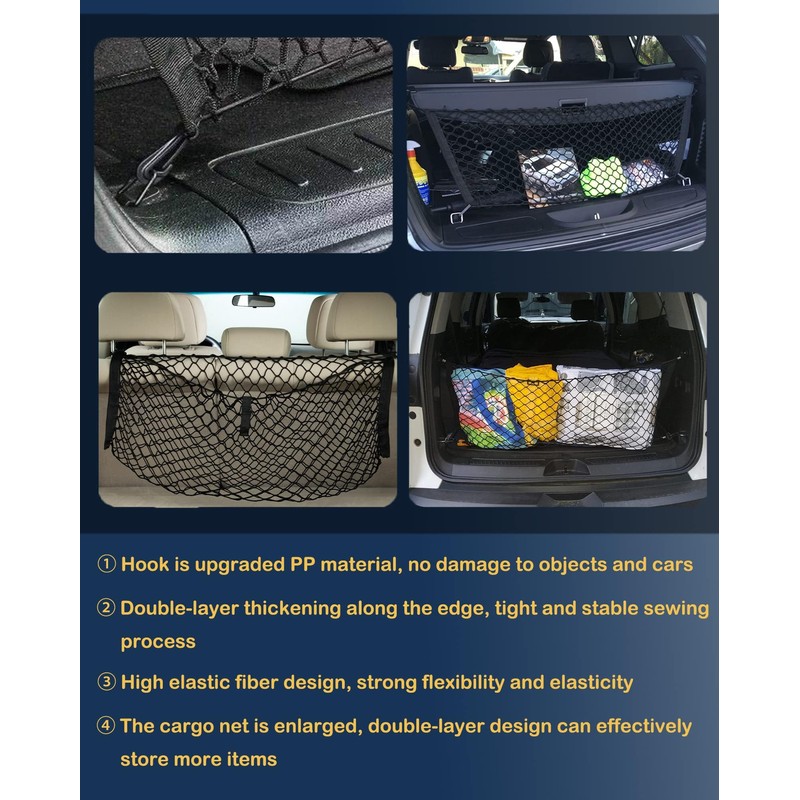 Cargo Trunk Net Compatible with Jeep Cherokee Latitude Limited New