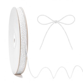 KINGLAKE 2 mm Cord Cotton Cord White - 100 m Cotton Cord, Tear-Resistant, Kitchen Yarn, Butcher Yarn, Craft Cord Thread, Thin, Decorative Cord Yarn, Cord for Baking, DIY, Crafts and Packaging