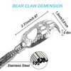 WOVTE Bear Claw Extendable Back Scratcher for Men Women, Stocking