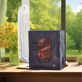 FUNGDO Enclosure for Resin 3D Printer 3D Printer Resin Odor Fume Extractor Warmer Dust Cover Waterproof Tent Reduce Printing Noise fo LCD 3D Printer(mini)