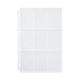 Mu-in Ryohin Pocket Selection Series Dedicated Refill A4 Wide for Instax Size 9 Pockets 10-Piece Set NAB76A3A