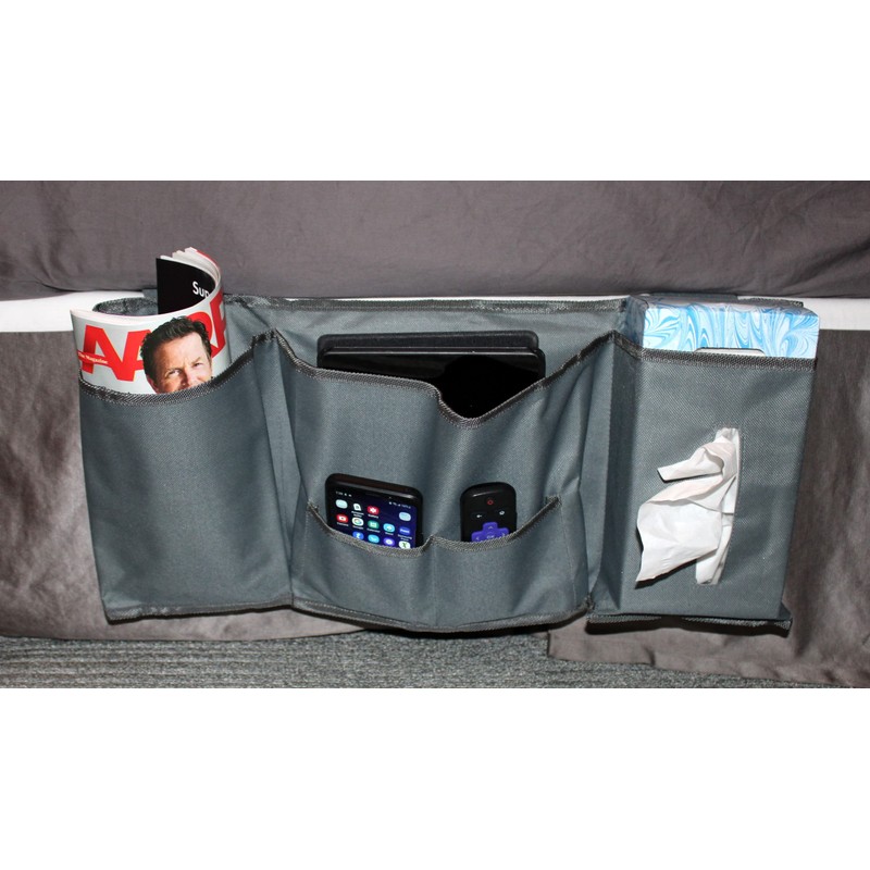 Dependable Industries inc. Essentials 5 Pocket Bedside Couch Caddy Organizer