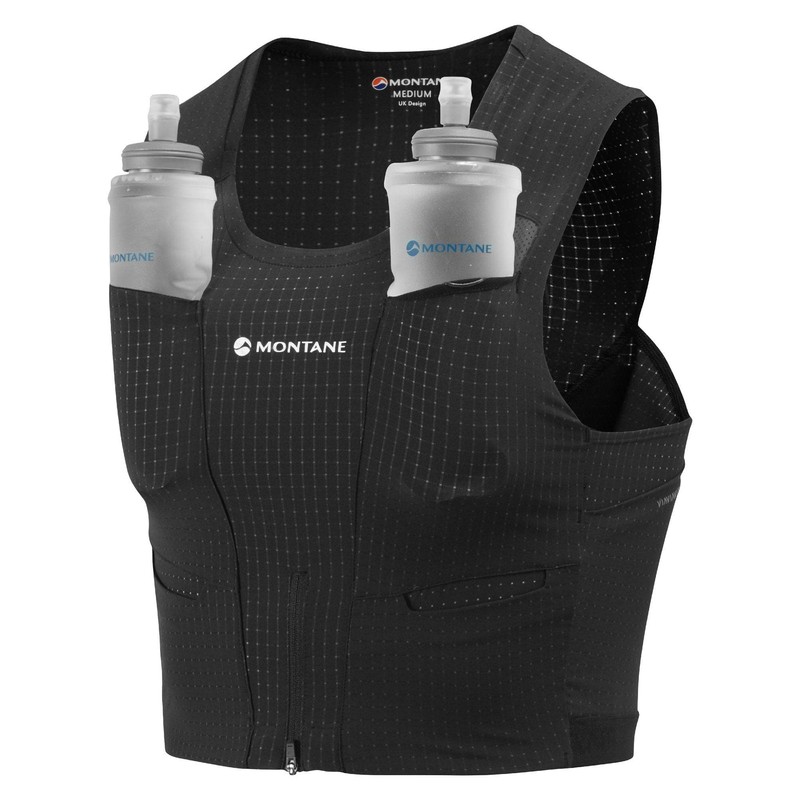 Montane Gecko Ultra V Running Pack - AW22, black, Hiking