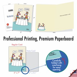 NobleWorks - Variety Pack of 36 Assorted Funny Birthday Greeting Cards Bulk Box Set w/Envelopes, Edgy Adult Humor BDay Pack for Men, Women, Friend - Birthday Favorites Collection AC2911BDG-B1x36