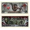American Art Classics Zombie Million Dollar Bill in Currency Bill Protector