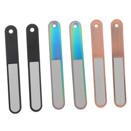 Ipetboom Metal Nail File 6pcs Nail File Nails Shaper Fingernail Pedicure Files Nail Smoothing File Nail Buffing Files Nail Shaping Tools Nail Shaper False Nails Stainless Steel Manicure