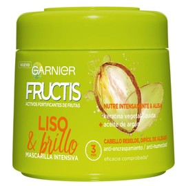 Garnier Fructis Smooth & Shine Hair Mask Tightens and Nourishes with Liquid Vegetable Keratin and Argan Oil - 300ml