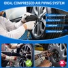 Shop Air Line Kit 3/4"×100'&200'&300' Compressed Air Line Kit, HDPE-Aluminum