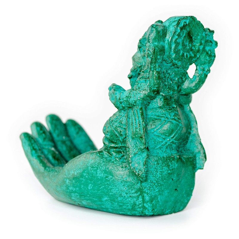 Fahome Ganesha Soap Dish Stone Soap Holder Sculpture Figurine Giving