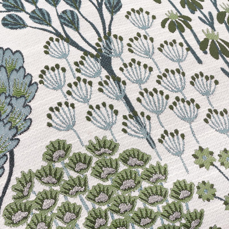 furn. Wylder Ophelia Cushion Cover – Reversible Botanical Floral Jacquard