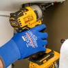 LINCONSON 12 Pack Extreme Grip Lightweight Nitrile Coated Construction &