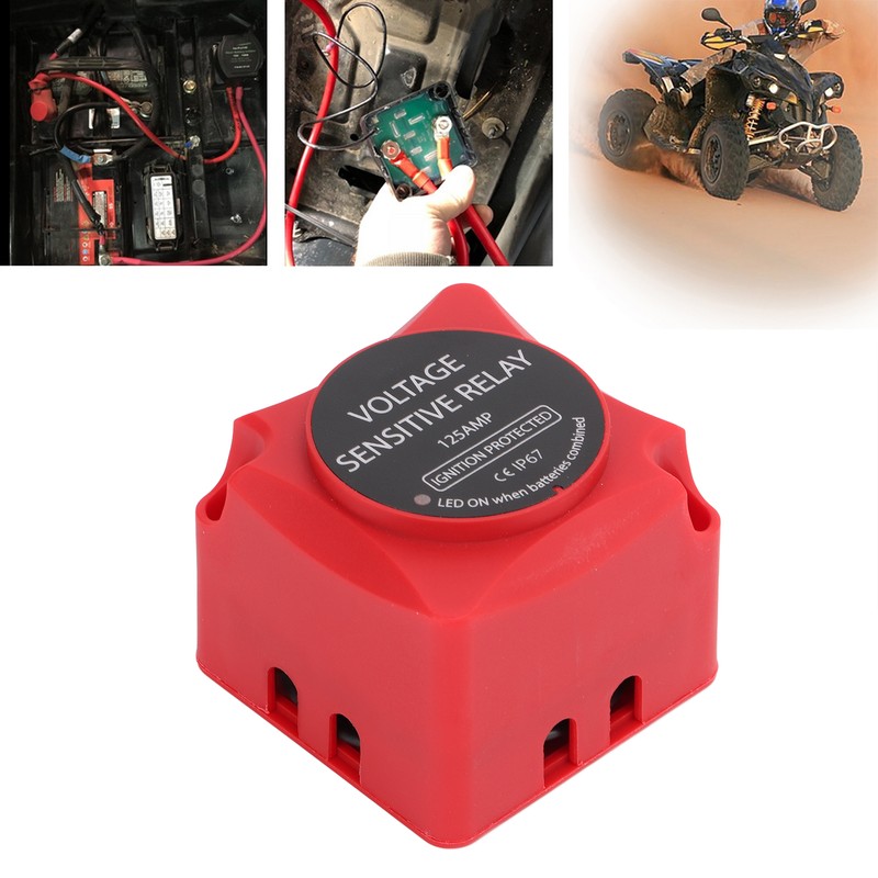Dual Battery Smart Isolator VSR Voltage Sensitive Relay for Car