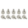 sourcing map 10 Pcs Computer Case Thumb Screws, M3x6 Thread
