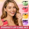 4PCS Bee Lip Balm Honey Pot Propolis Grape Apple Watermelon